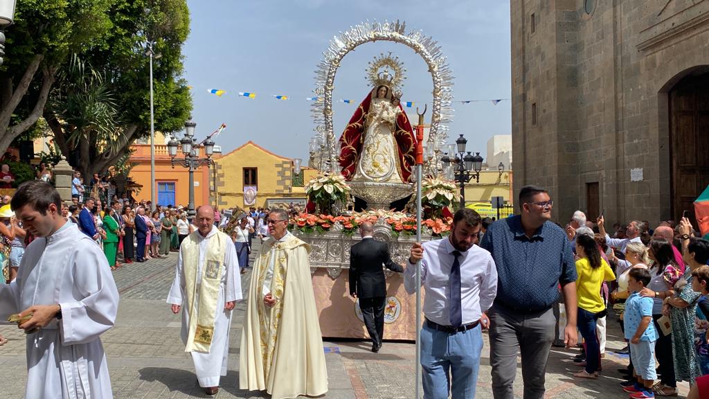 Agüimes celebra el día grande de las fiestas de la Virgen del Rosario