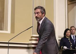 Pedro San Ginés en el Senado.