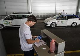 Uno de los nuevos apuntadores, en el estand de internacional, que será renovado.