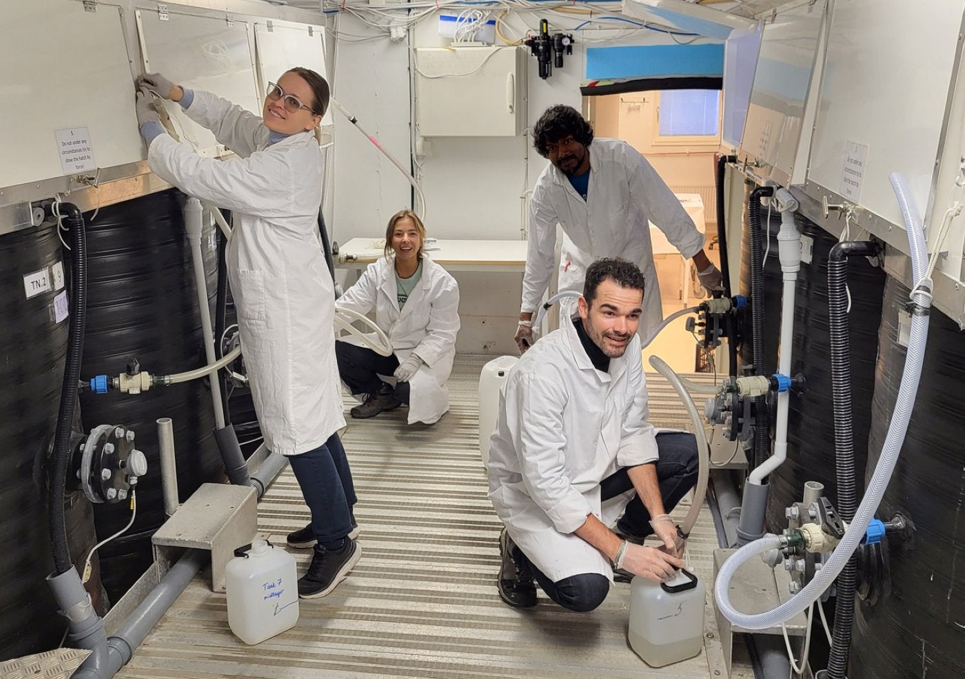 Parte del equipo investigador.