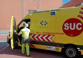 Imagen de una ambulancia del SUC.