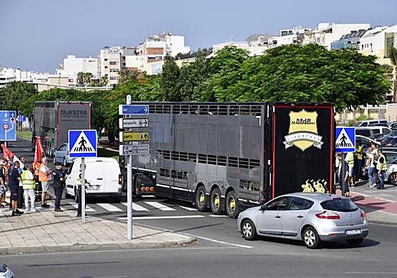 Imagen de la primera jornada de huelga.