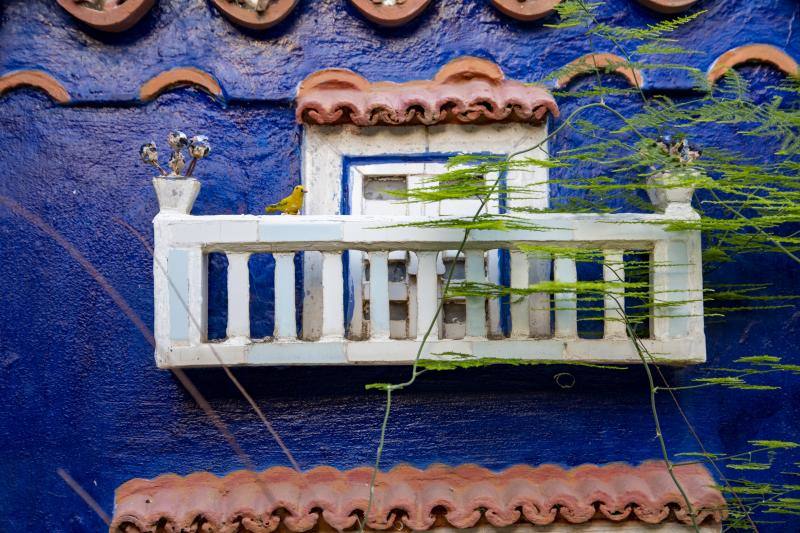 La calle de los mil colores en Valle Los Nueve