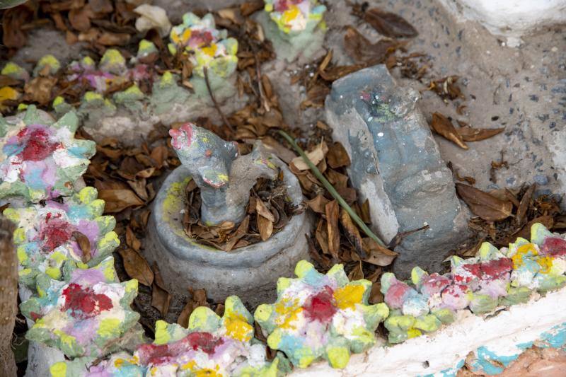 La calle de los mil colores en Valle Los Nueve