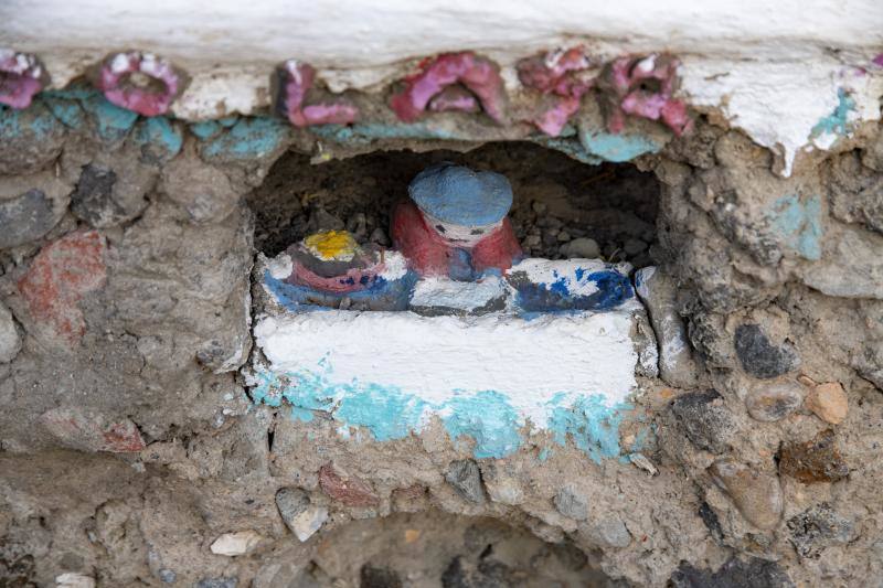 La calle de los mil colores en Valle Los Nueve