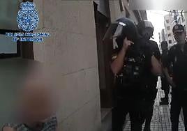 Imágenes de la intervención policial en la capital grancanaria.