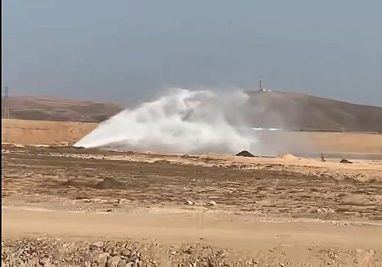 Vídeo de la última avería, producida este sábado y arreglada la misma noche.