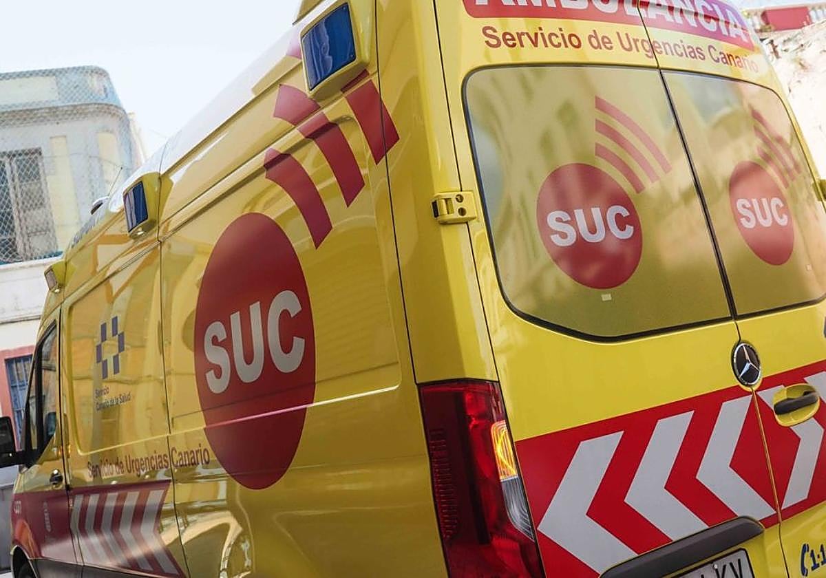 Una ambulancia del SUC.