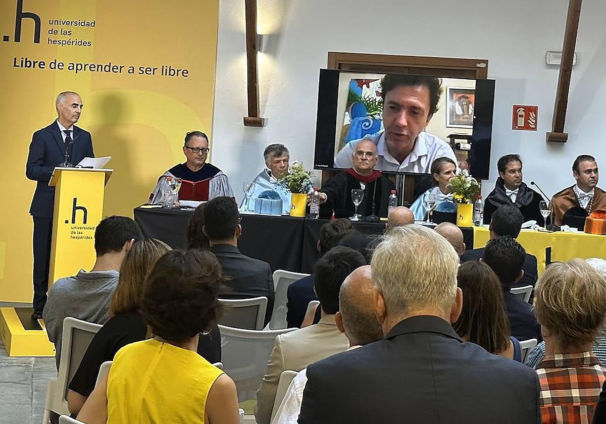 La Universidad de las Hespérides abre el curso 2023-2024 con un acto en su sede de Gran Canaria