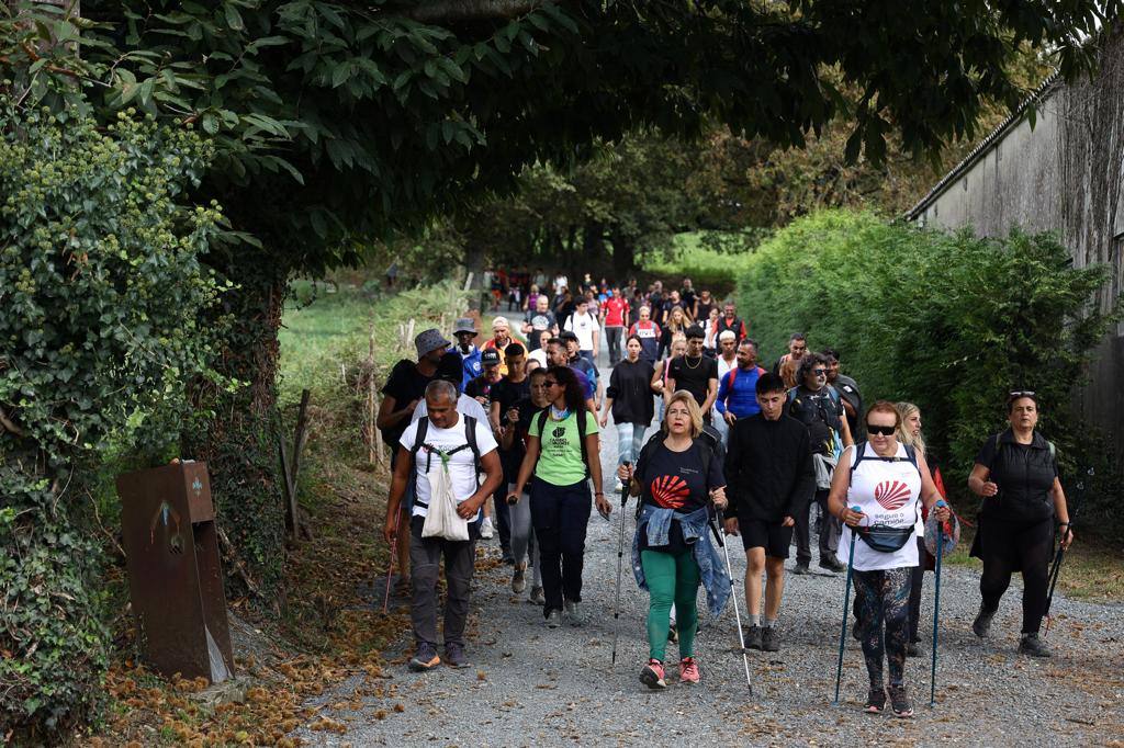 La tercera etapa del Camino de Los Valores-Caminando contra el cáncer, en imágenes