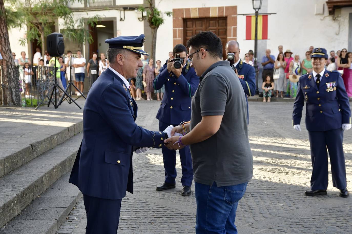 Jura de bandera en Teror, en imágenes