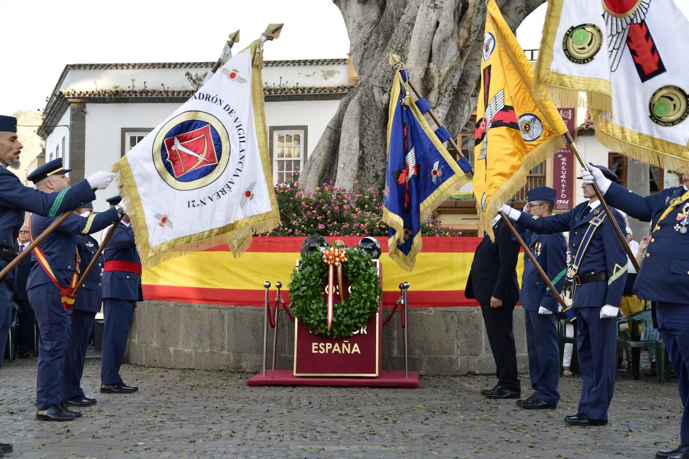 Jura de bandera en Teror, en imágenes