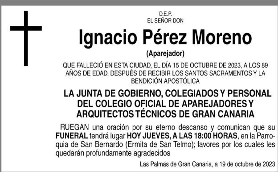 Ignacio Pérez Moreno