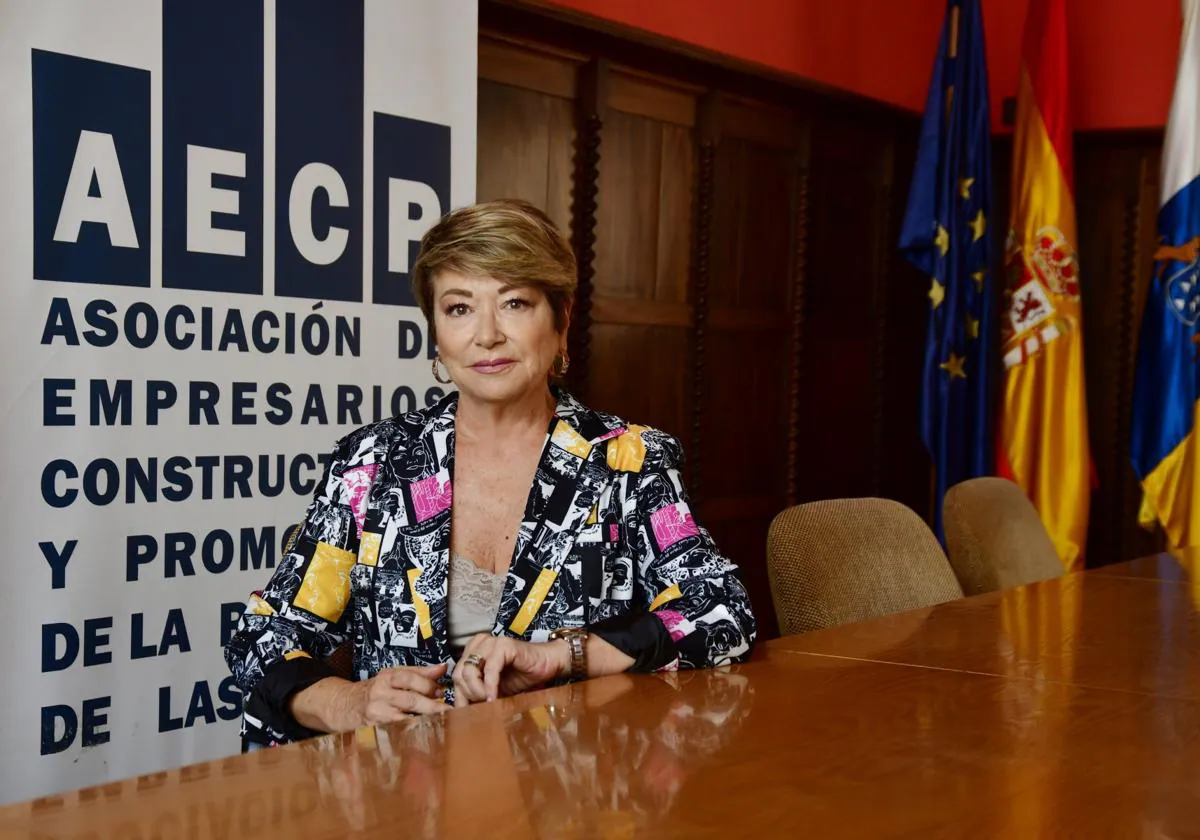 La presidenta de los constructores de Las Palmas, María de la Salud Gil, en una imagen reciente.