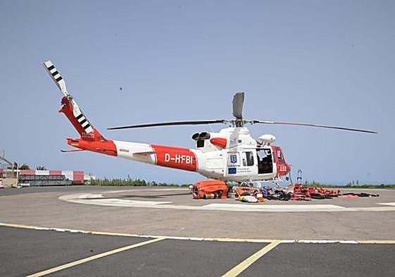 Rescatan a un hombre que se encontraba en apuros en Playa Jardín