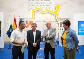 En la foto, desde la izquierda, Alexis Ramos, Juan Francisco Perera, Antonio Morales y Minerva Alonso.