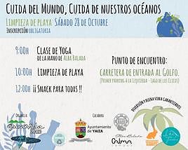 Cartel de la actividad.