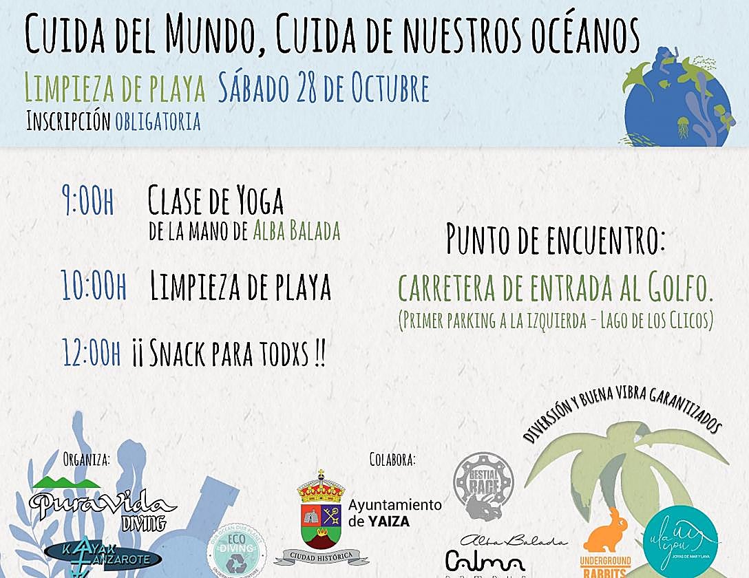 Cartel de la actividad.