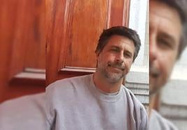 Hugo Silva durante el rodaje de este lunes en Vegueta.