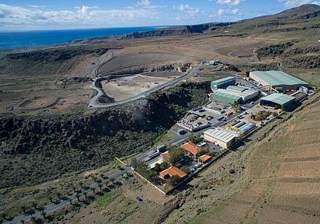 Vista de las instalaciones del Ecoparque Sur, situado en Juan Grande.