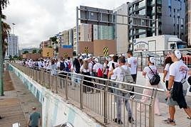 Marcha por el Día de las Personas sin Hogar en Alcaravaneras