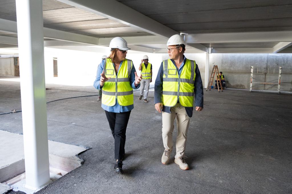 Imagen secundaria 2 - La Autoridad Portuaria de Las Palmas descubre los avances de la Autoterminal de Domingo Alonso Group