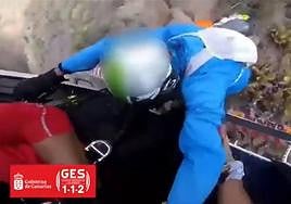 Rescate del GES en Tenerife.
