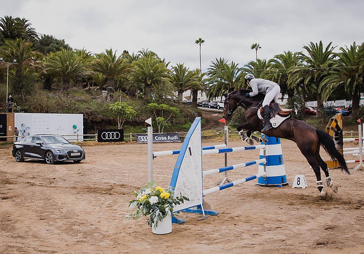 El Real Club de Golf de Las Palmas acogió una nueva edición del Concurso Nacional de Salto.