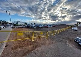 Adecuación del solar de Ginory.