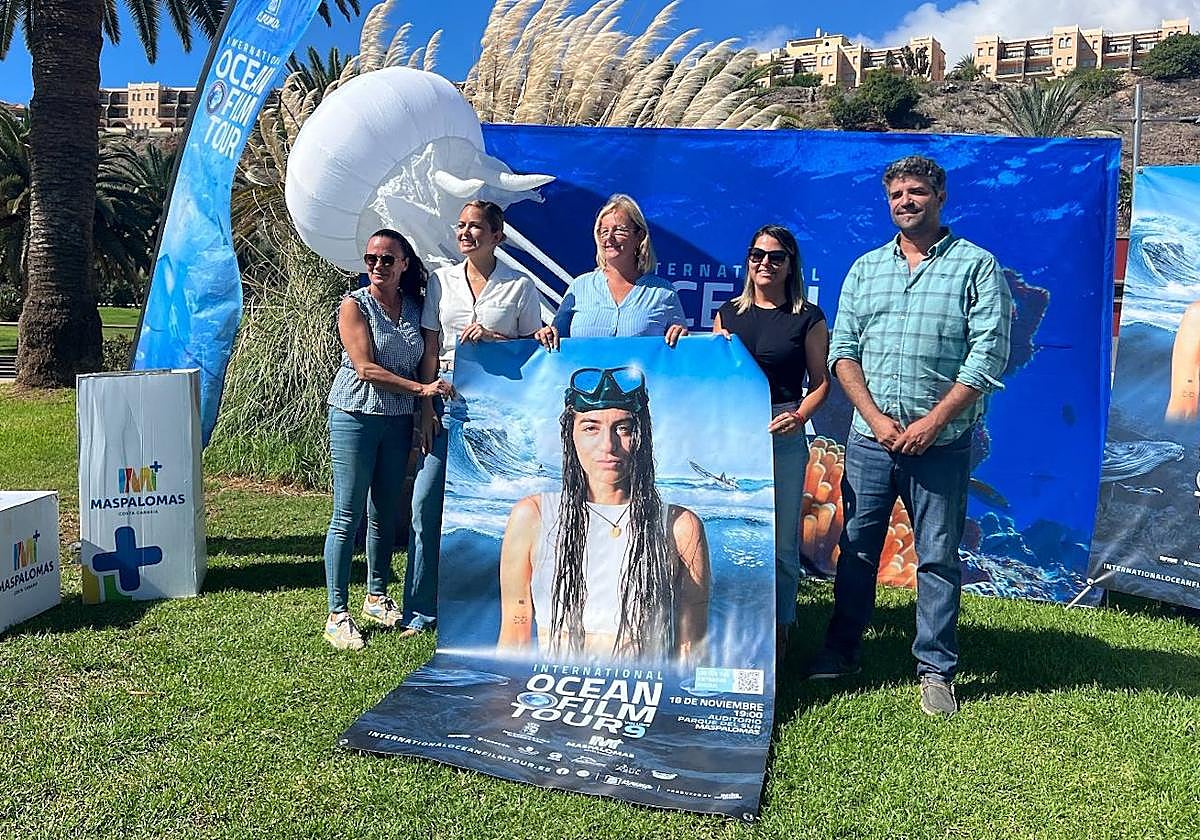 Un momento de la presentación del festival en el Parque del Sur.