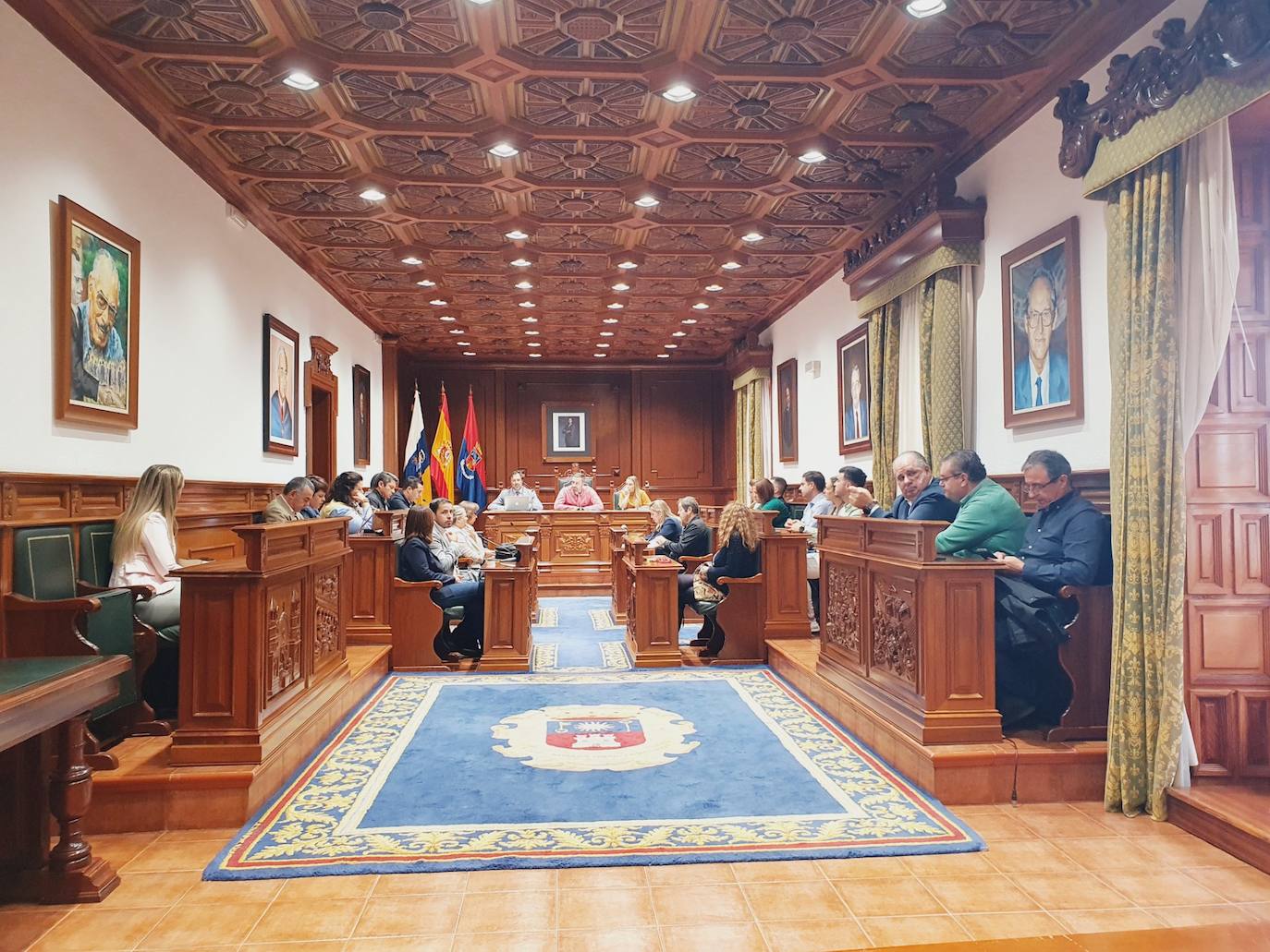 Imagen del Pleno Extraordinario celebrado este martes en las Casas Consistoriales de Telde.