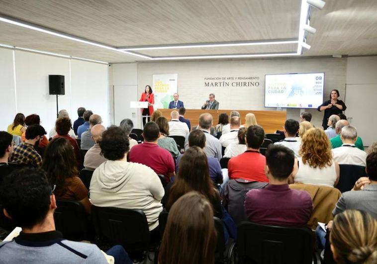 Un momento de la intervención de Darias en las jornadas desarrolladas en el castillo de La Luz.