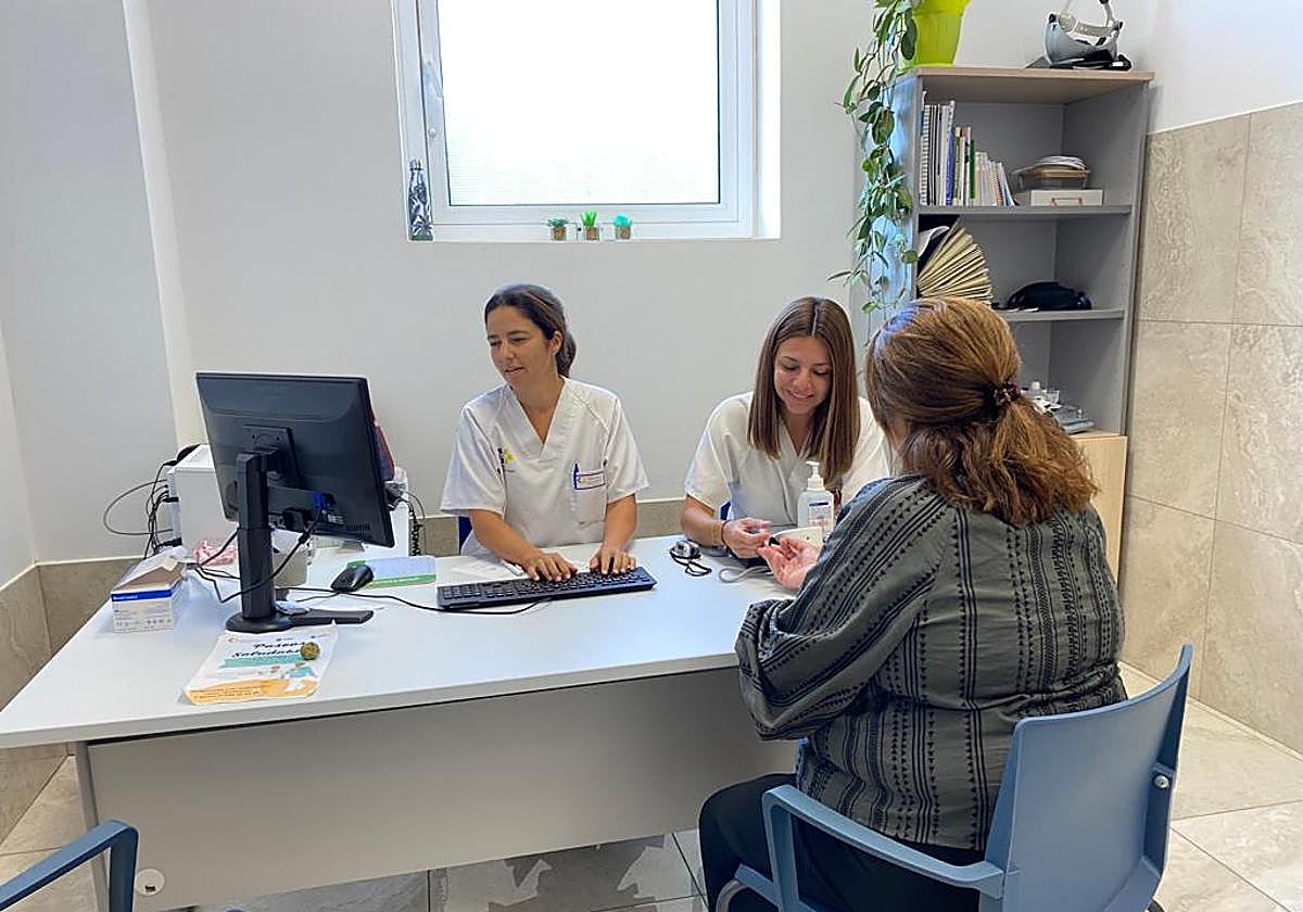 Control de glucemia en un centro sanitario de Arrecife.