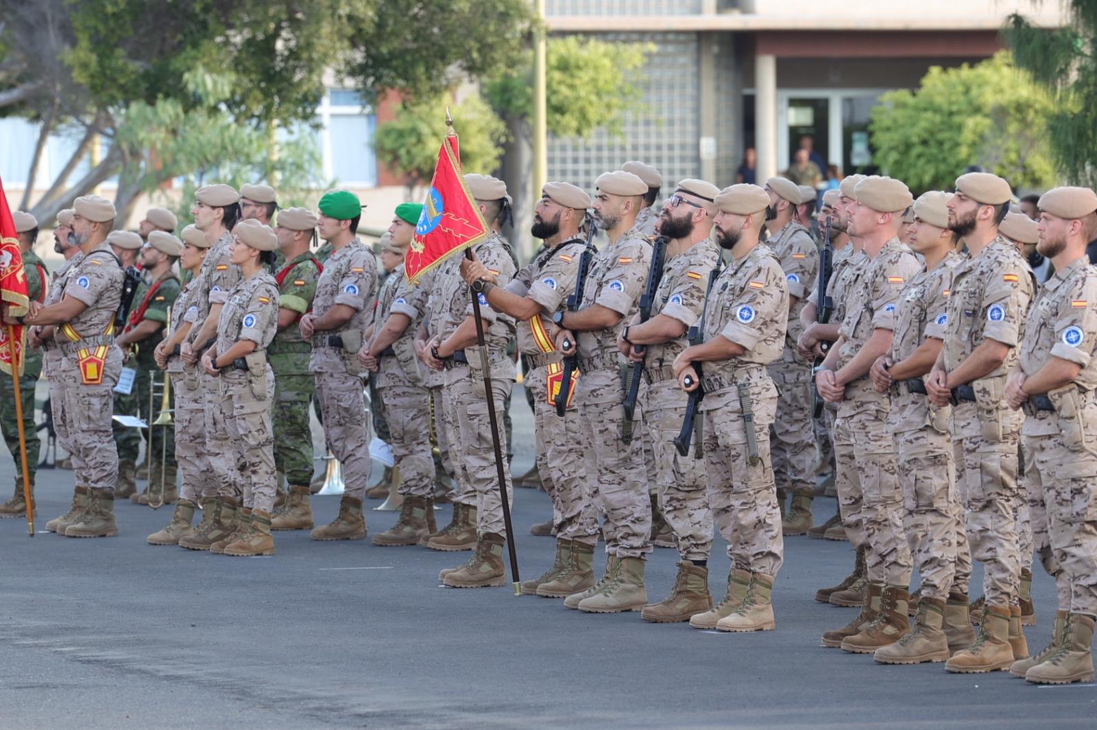 Acto de despedida del Contingente de la Operación Apoyo a Irak, en imágenes
