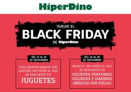 Comienza el Black Friday de HiperDino con juguetes al 50% de descuento