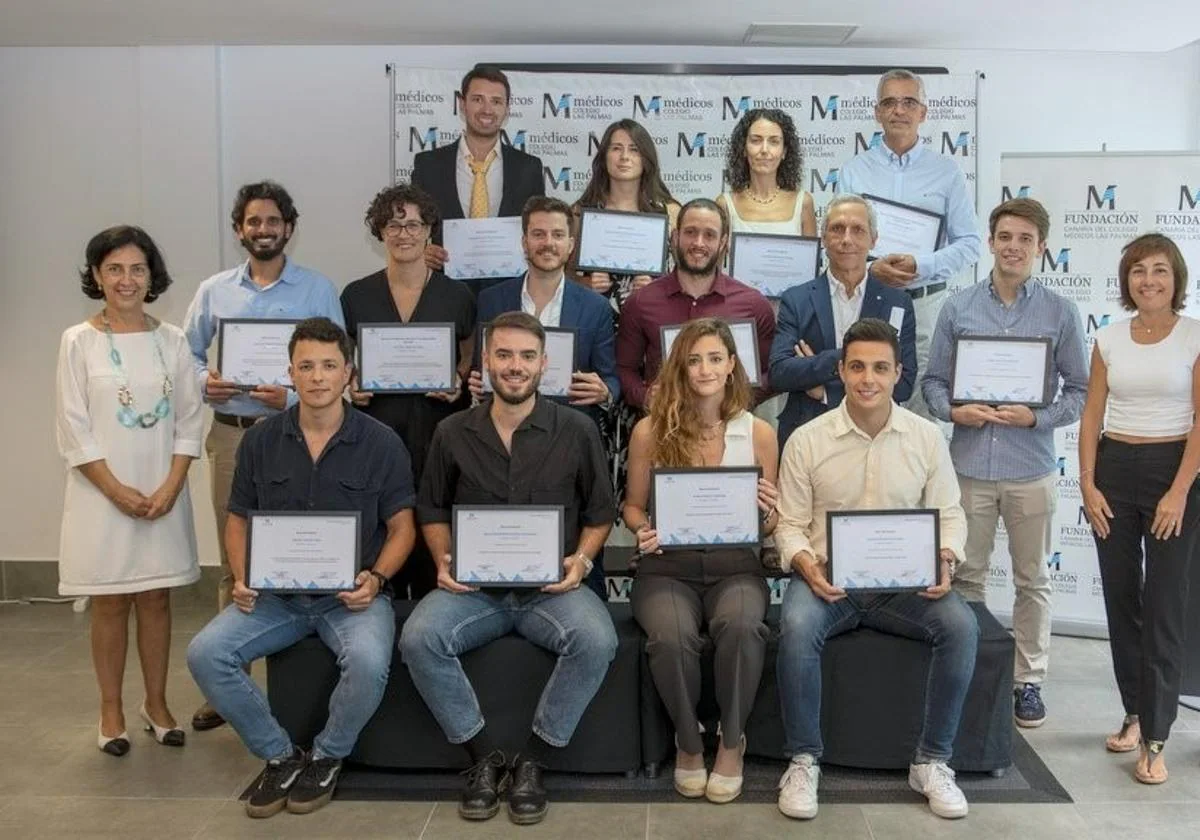 La Fundación del Colegio de Médicos de Las Palmas entrega 21 becas a proyectos de investigacion y estancia
