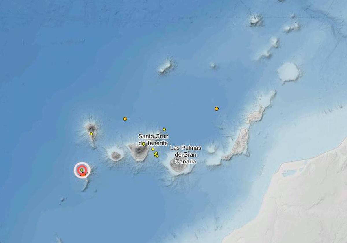 El Hierro registra un terremoto de magnitud 3,5 sentido por la población