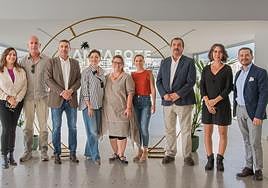 Diseñadores y creadores, en la presentación a inicios de mes.