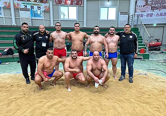 Selección canaria masculina desplazada a Corea.