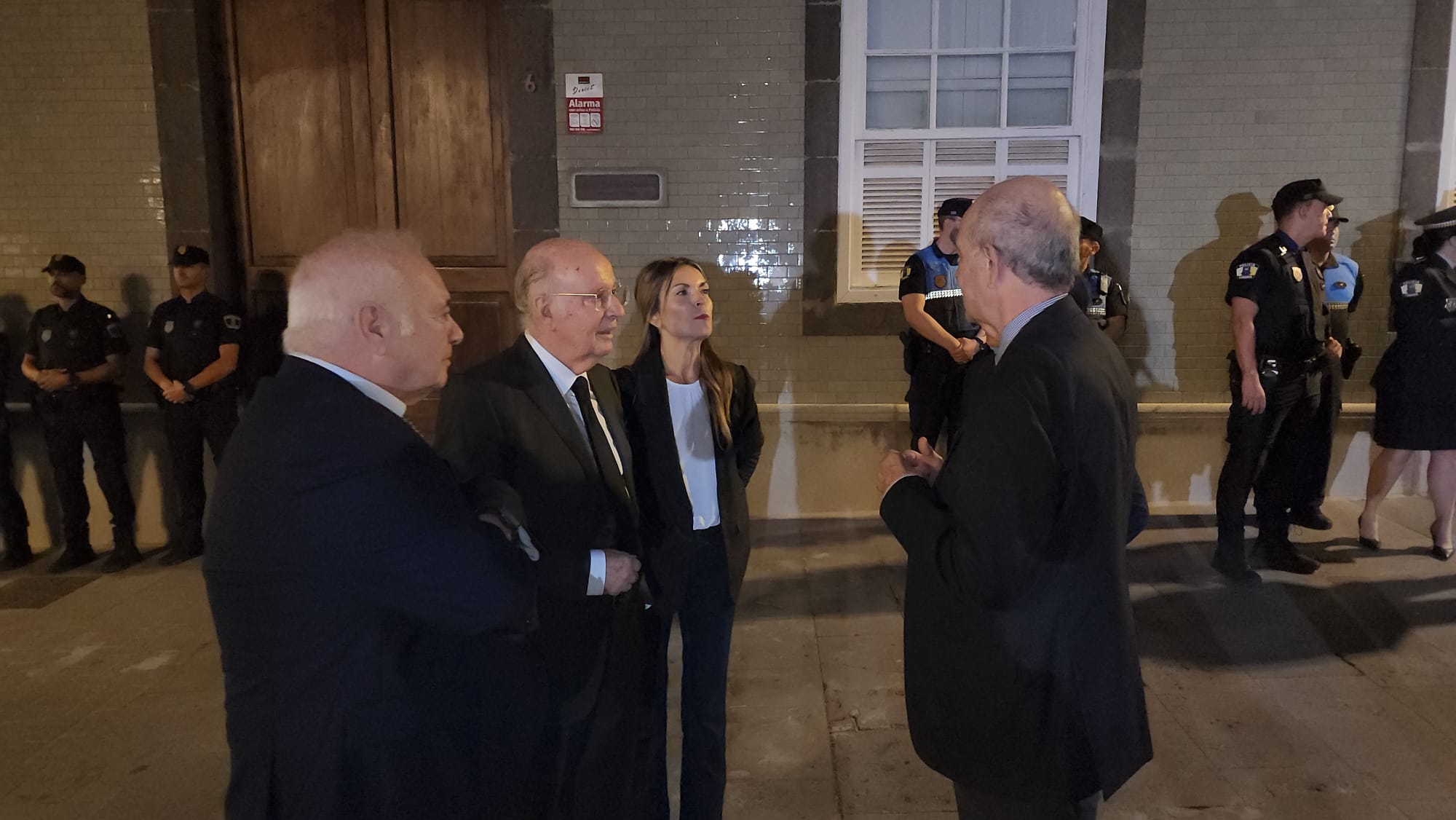 Capilla ardiente de Jerónimo Saavedra