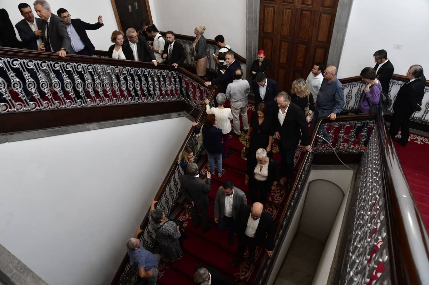 Capilla ardiente de Jerónimo Saavedra