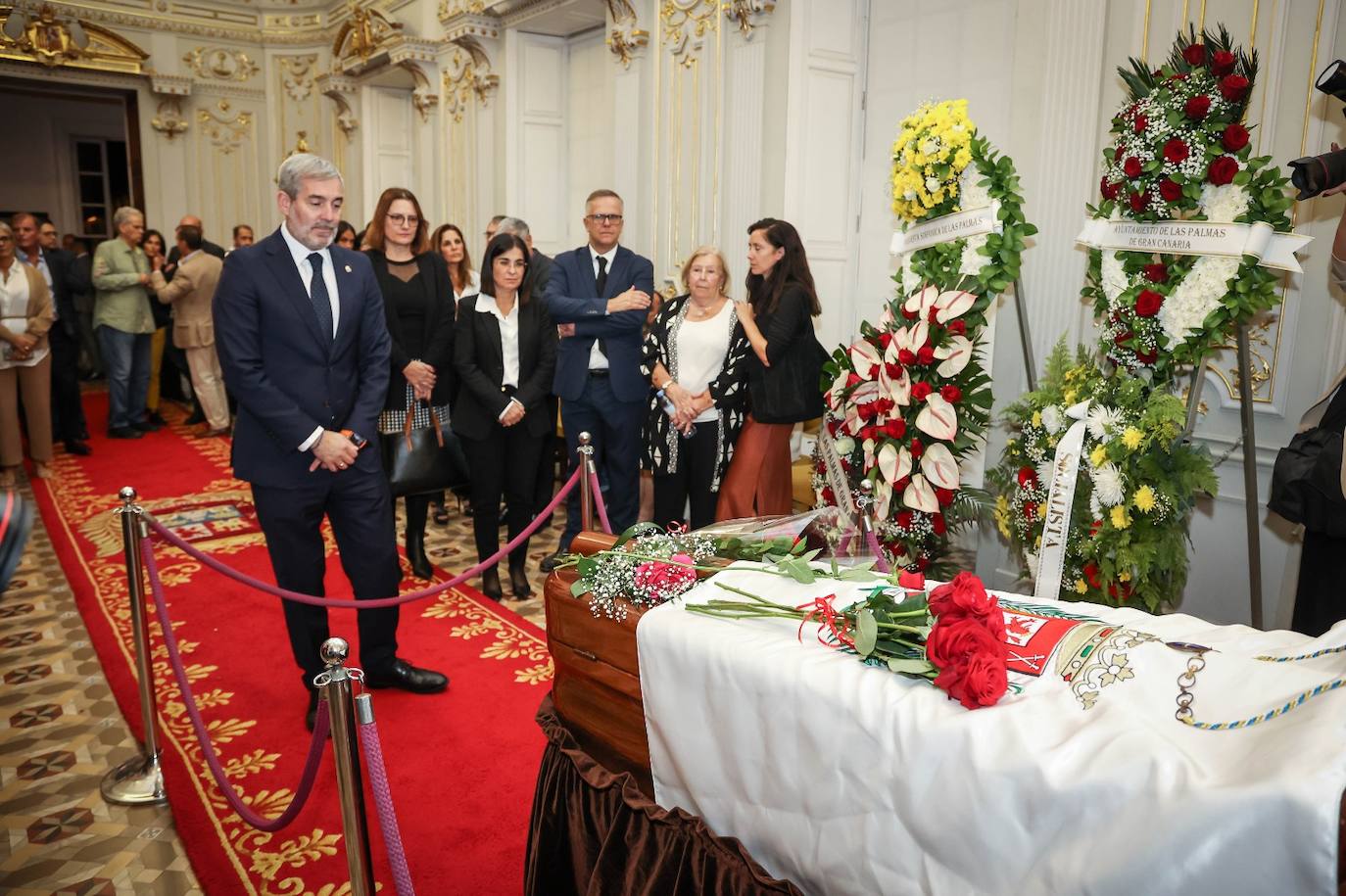 Capilla ardiente de Jerónimo Saavedra