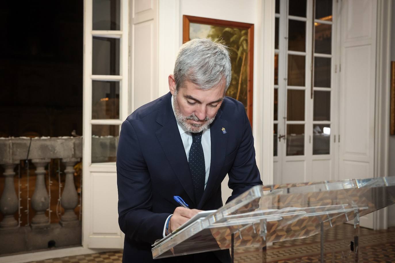 Capilla ardiente de Jerónimo Saavedra