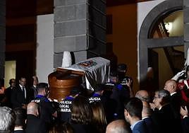 Capilla Ardiente de Jerónimo Saavedra en Las Palmas de Gran Canaria