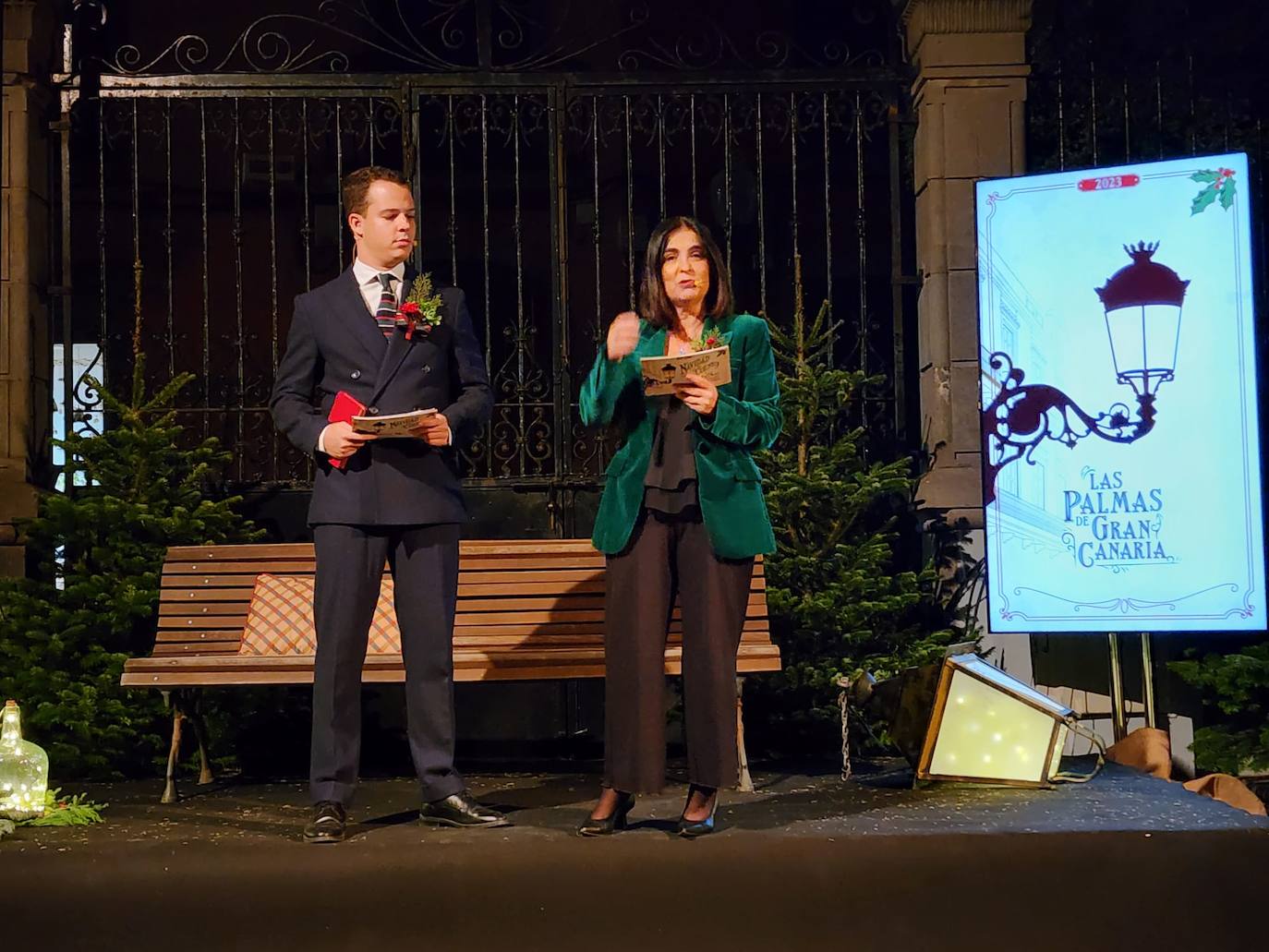 Las Palmas de Gran Canaria brilla con el encendido navideño