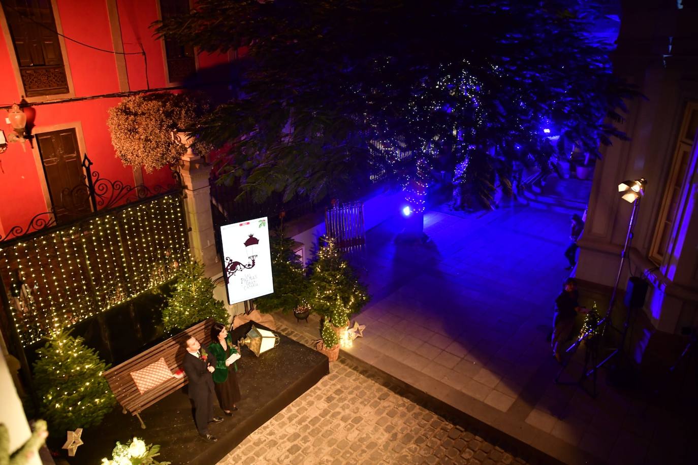 Las Palmas de Gran Canaria brilla con el encendido navideño