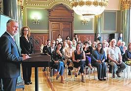 Un momento del acto de entrega de los reconocimientos Menina 2023.