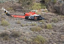 Imagen de archivo de un helicóptero del GEC.