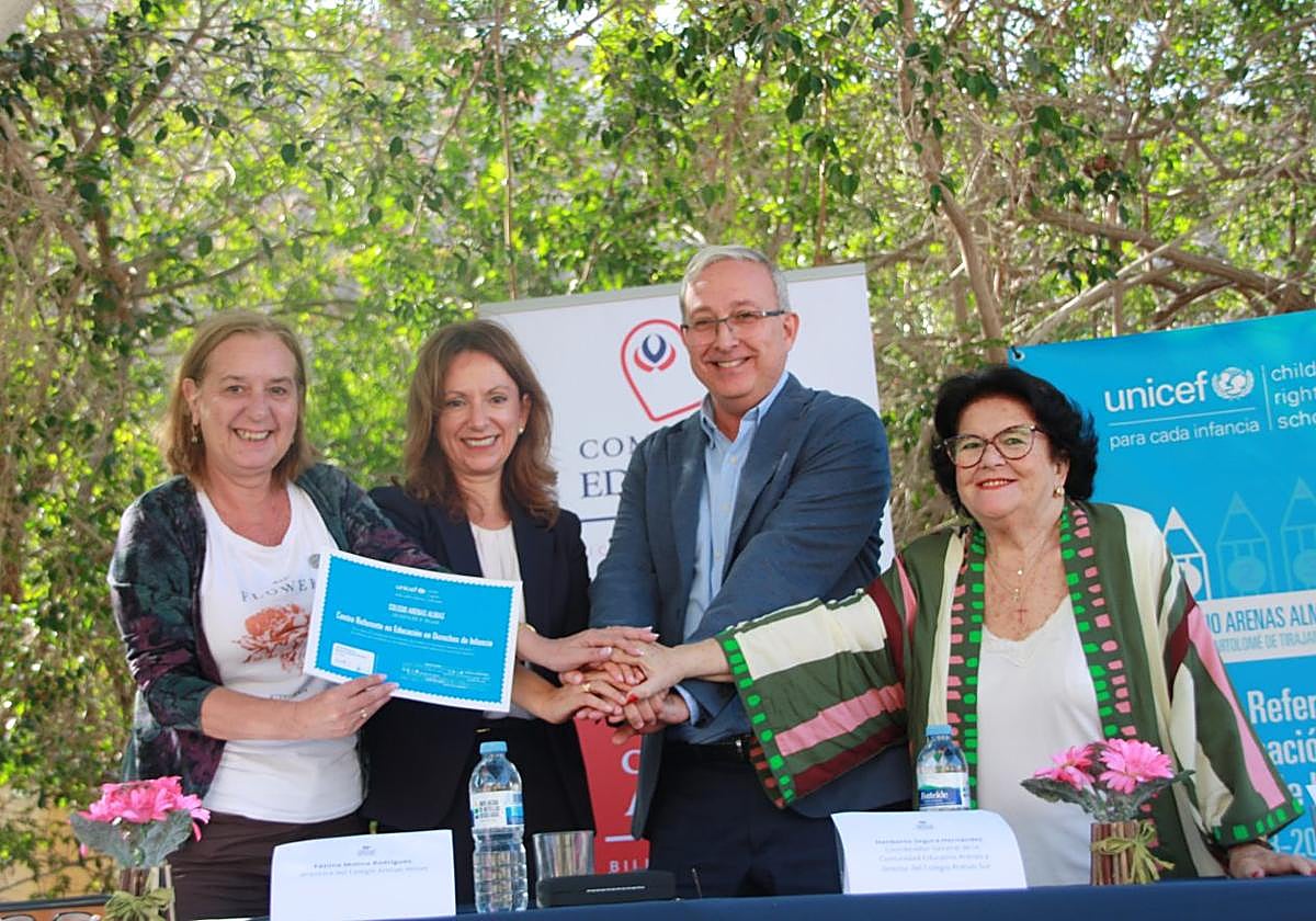 UNICEF reconoce al Colegio Arenas Almas como Centro Referente