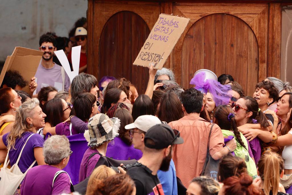 El feminismo canario se moviliza en la capital grancanaria